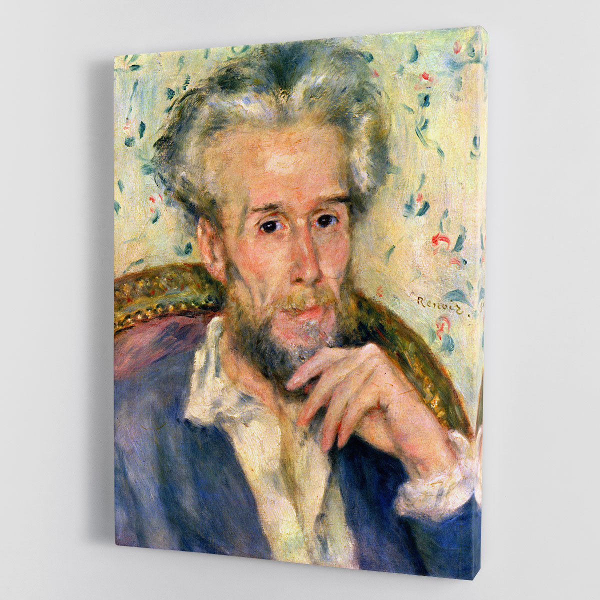 Portrait of a man by Renoir Canvas Print or Poster - Canvas Art Rocks - 1