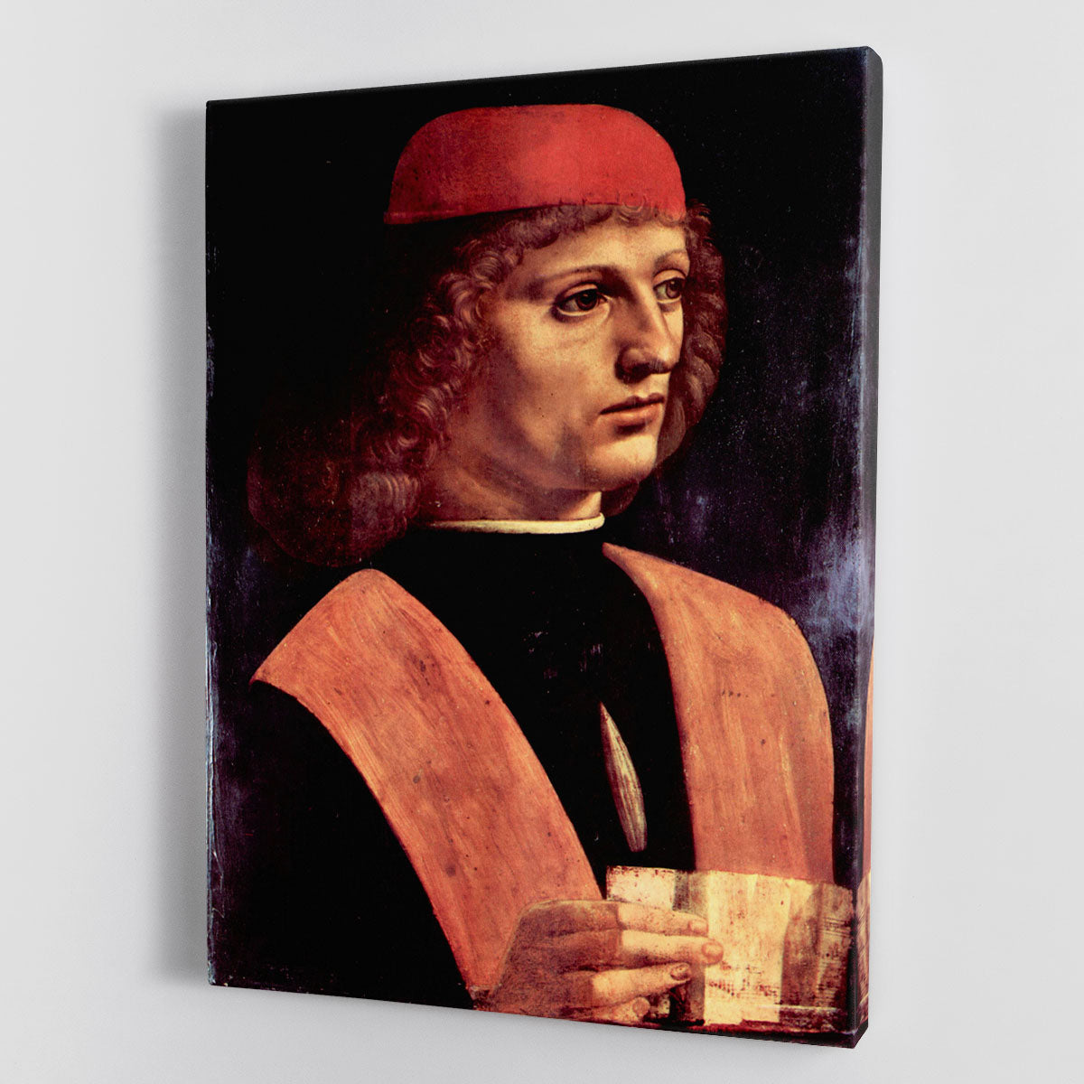 Portrait of a musician by Da Vinci Canvas Print or Poster - Canvas Art Rocks - 1