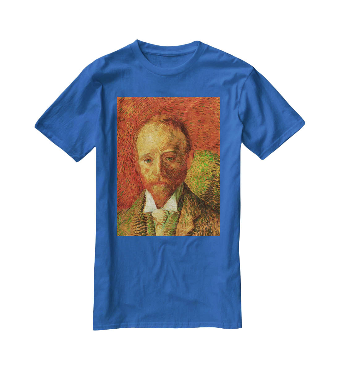 Portrait of the Art Dealer Alexander Reid by Van Gogh T-Shirt - Canvas Art Rocks - 2