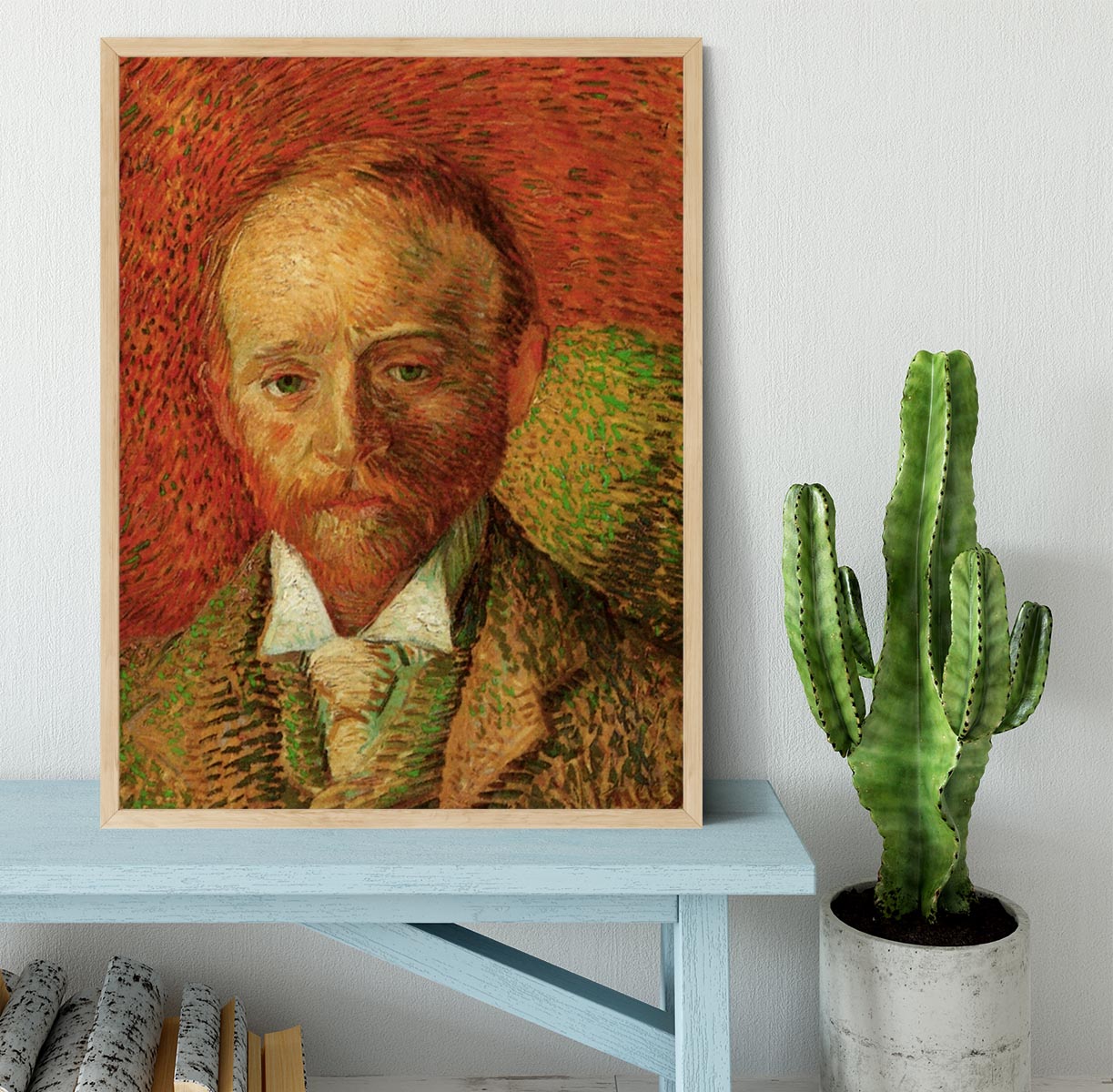 Portrait of the Art Dealer Alexander Reid by Van Gogh Framed Print - Canvas Art Rocks - 4