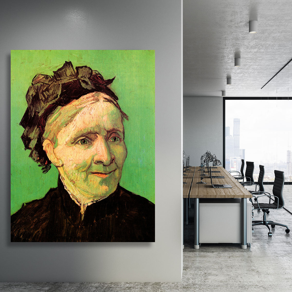 Portrait of the Artist's Mother by Van Gogh Canvas Print or Poster - Canvas Art Rocks - 3
