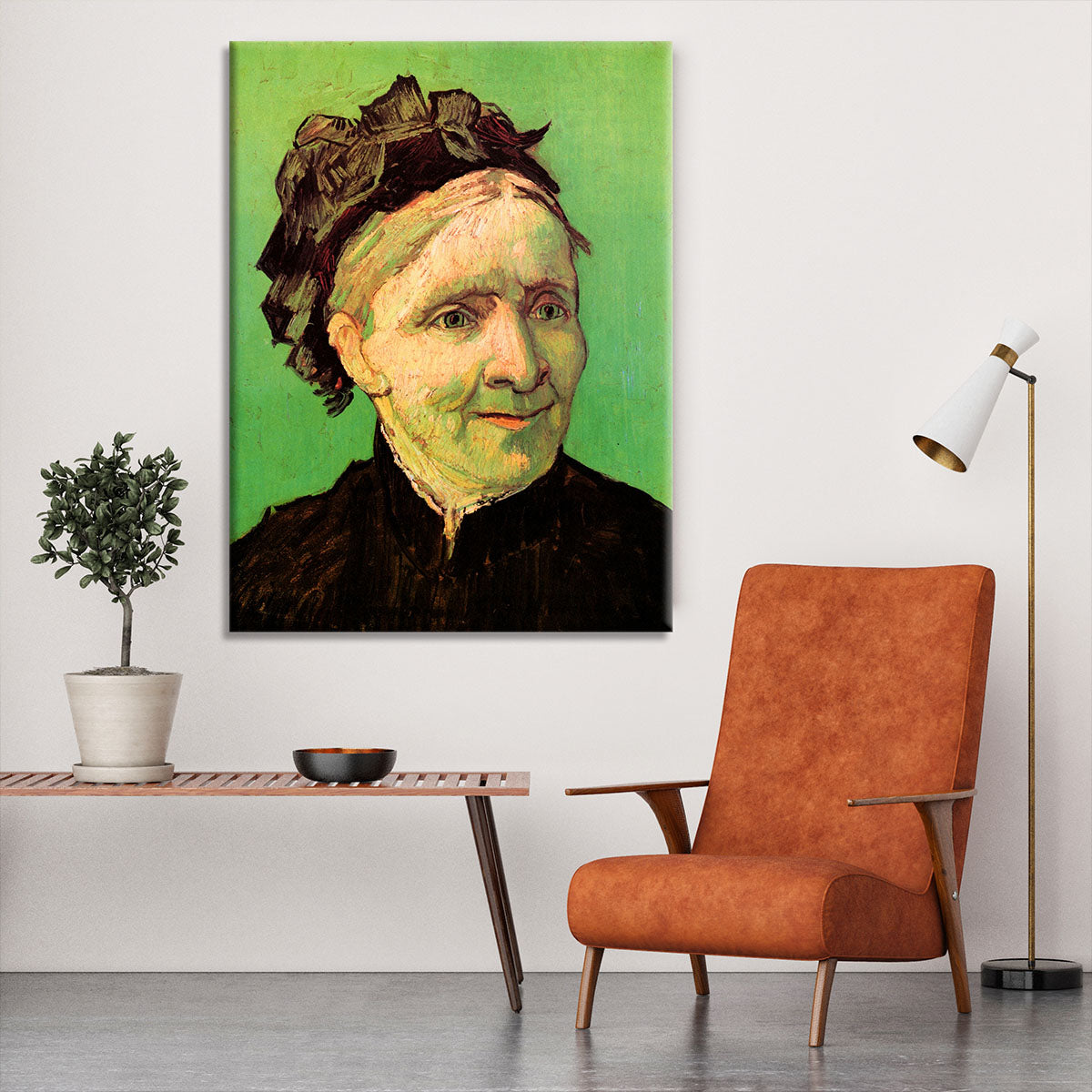 Portrait of the Artist's Mother by Van Gogh Canvas Print or Poster - Canvas Art Rocks - 6