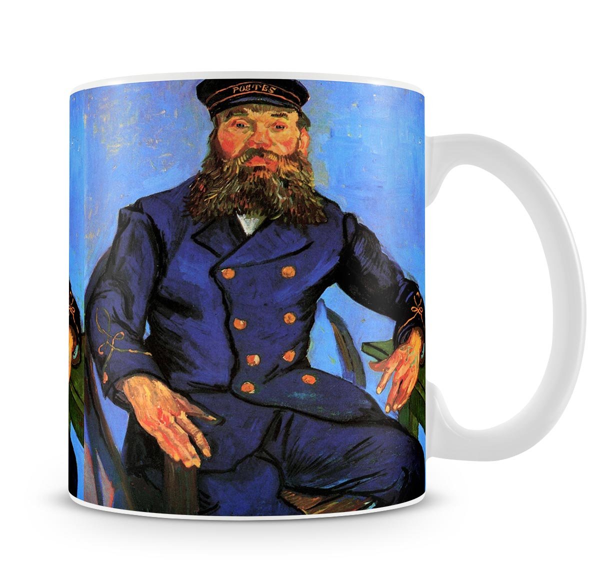 Portrait of the Postman Joseph Roulin by Van Gogh Mug - Canvas Art Rocks - 4