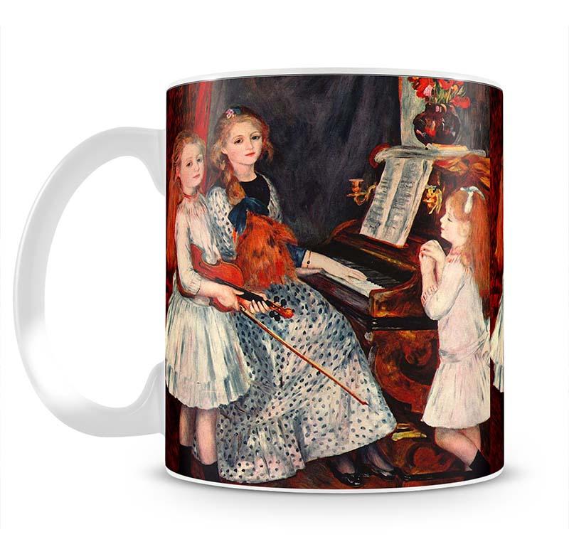 Portrait of the daughter of Catulle Mendes by Renoir Mug - Canvas Art Rocks - 2