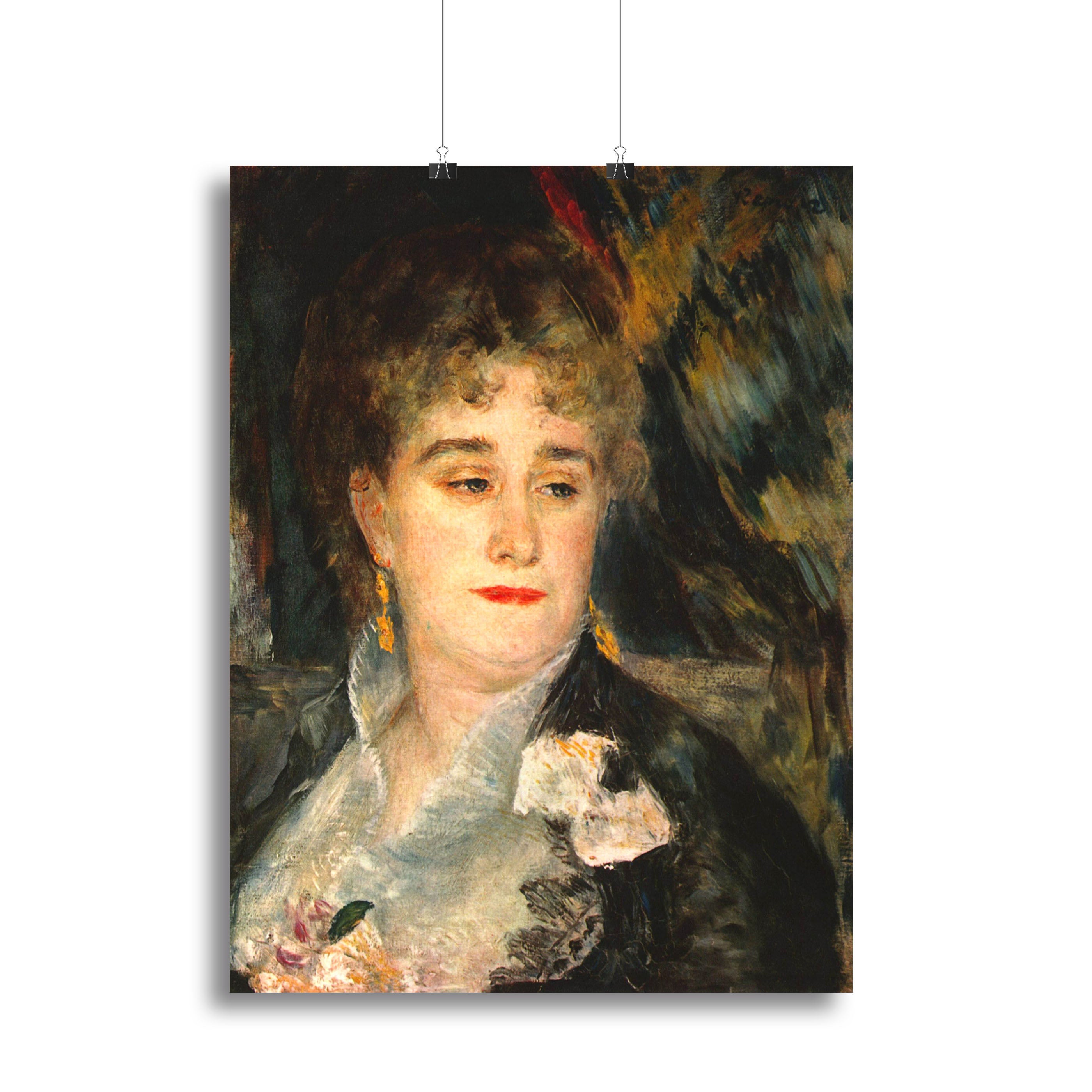Portraits of Mme Charpentier by Renoir Canvas Print or Poster - Canvas Art Rocks - 2