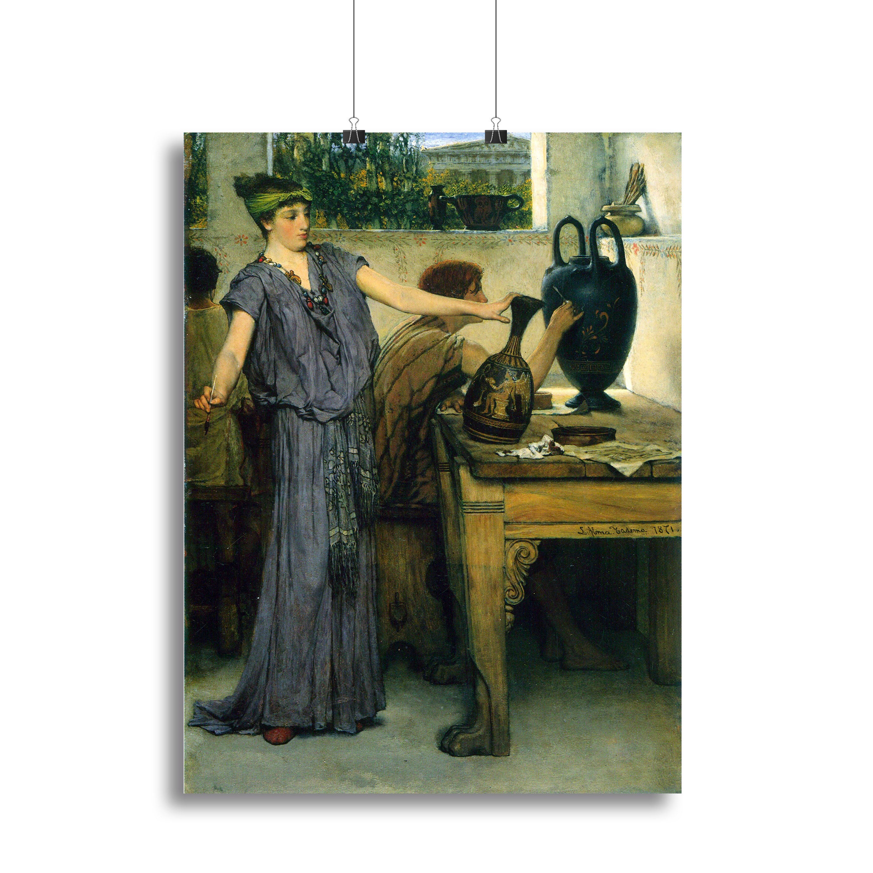 Pottery Painting by Alma Tadema Canvas Print or Poster - Canvas Art Rocks - 2