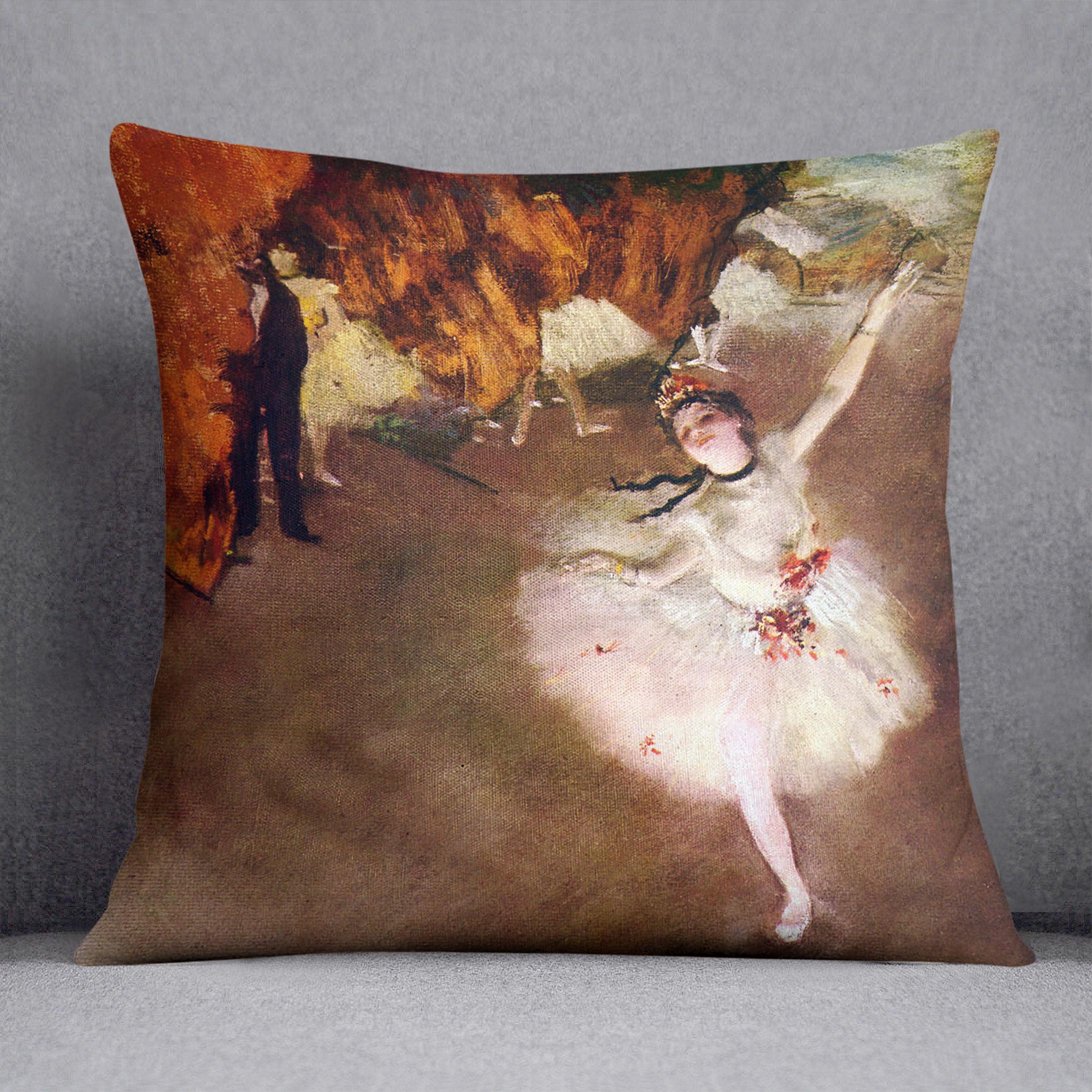 Prima Ballerina by Degas Cushion