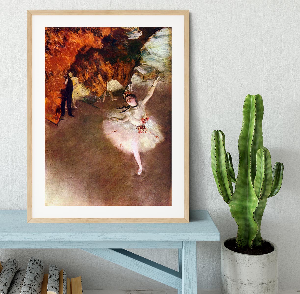 Prima Ballerina by Degas Framed Print - Canvas Art Rocks - 3