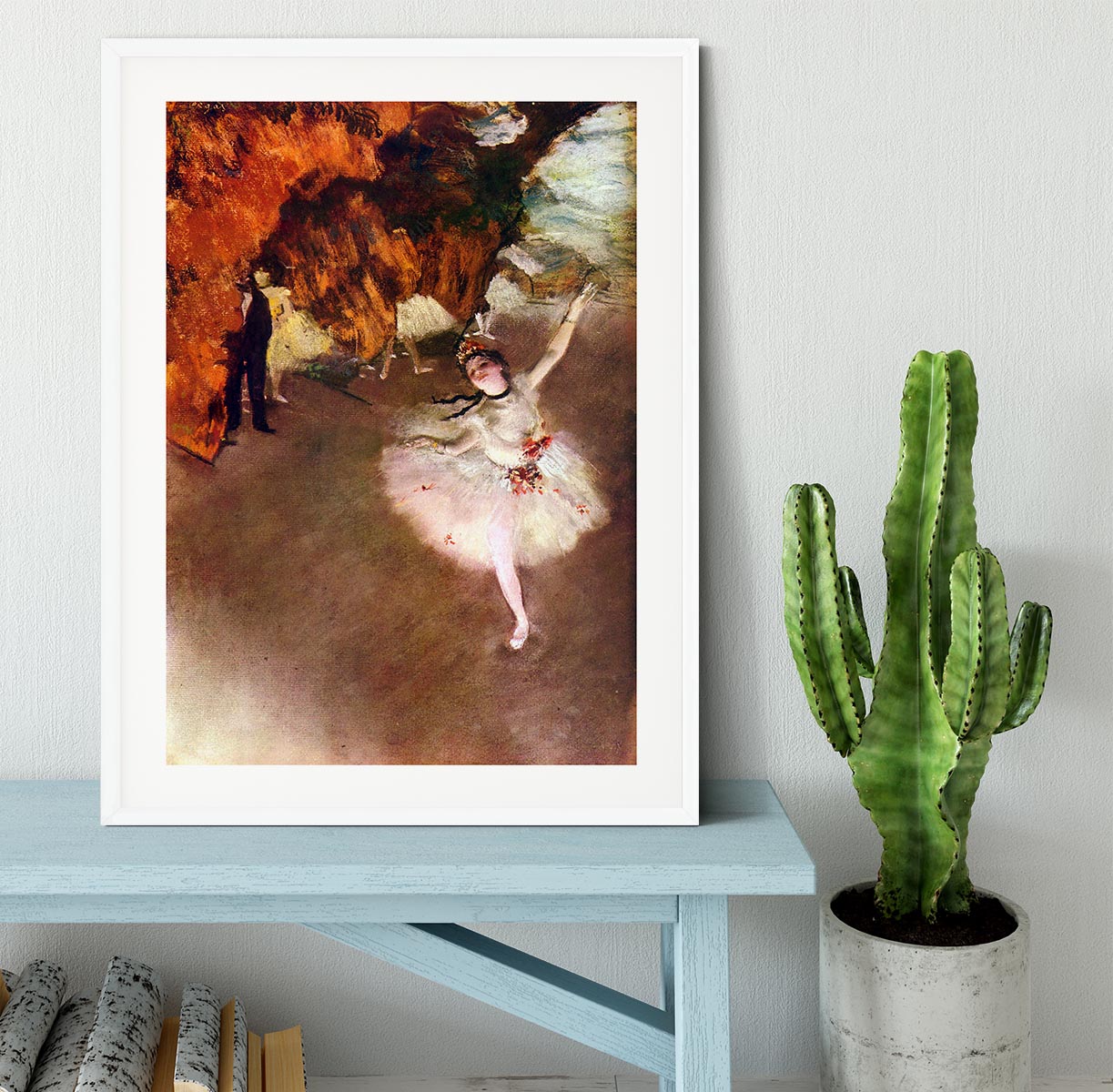 Prima Ballerina by Degas Framed Print - Canvas Art Rocks - 5