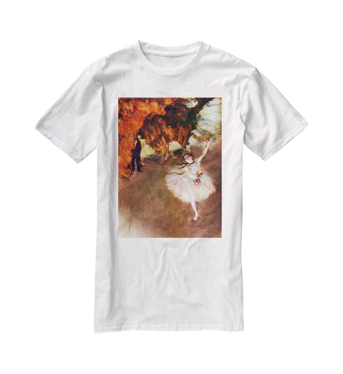 Prima Ballerina by Degas T-Shirt - Canvas Art Rocks - 5
