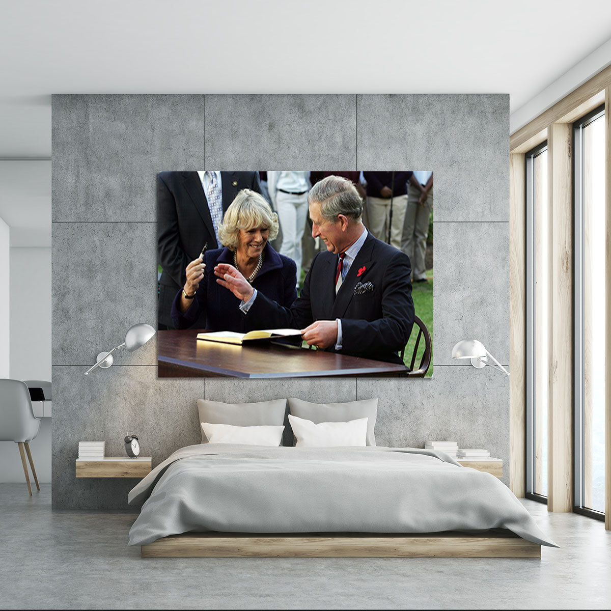 Prince Charles with Camilla in Washington DC Canvas Print or Poster - Canvas Art Rocks - 5