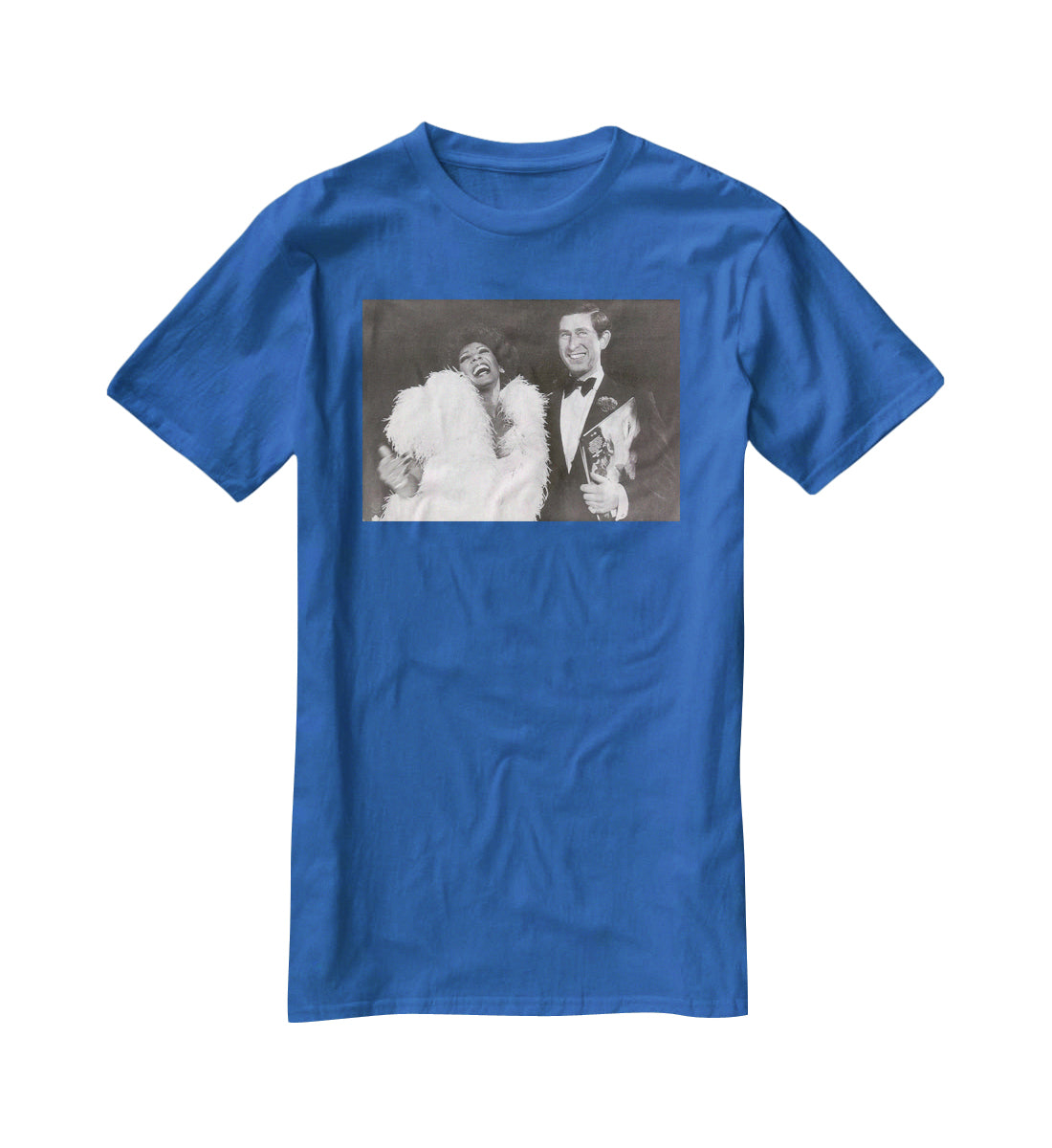 Prince Charles with Shirley Bassey T-Shirt - Canvas Art Rocks - 2