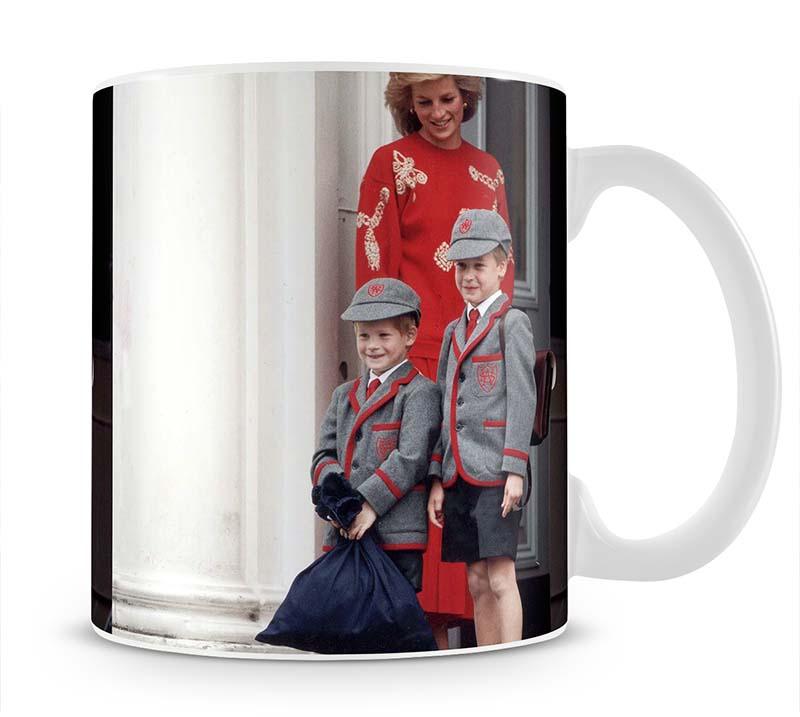 Prince Harry and Prince William at Wetherby School Mug - Canvas Art Rocks - 1