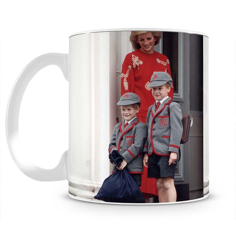 Prince Harry and Prince William at Wetherby School Mug - Canvas Art Rocks - 2