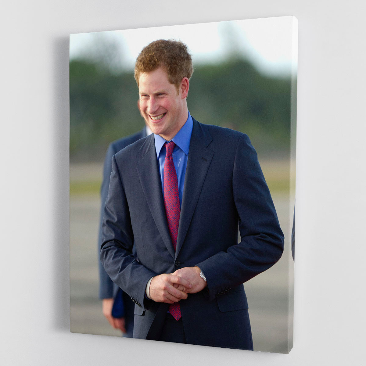 Prince Harry on a royal visit to Belize Canvas Print or Poster - Canvas Art Rocks - 1