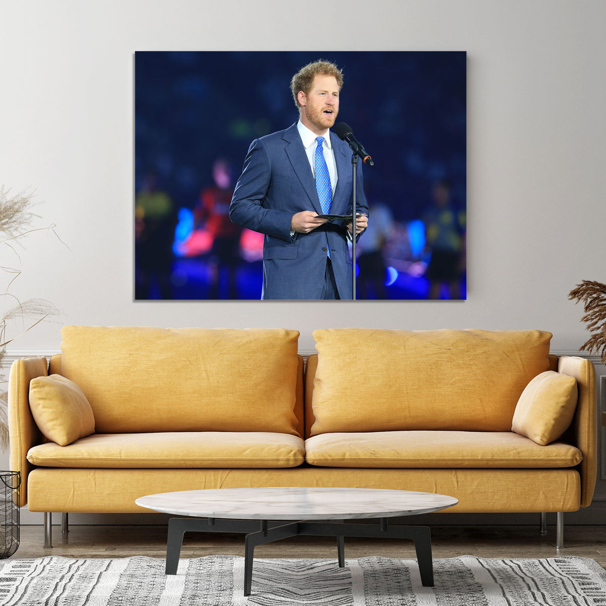 Prince Harry opening the Rugby World Cup 2015 Canvas Print or Poster - Canvas Art Rocks - 4