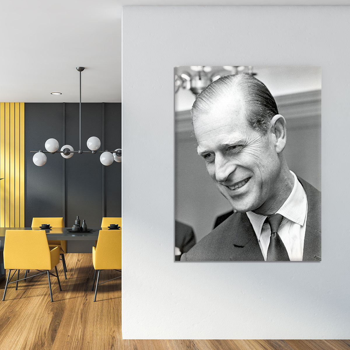 Prince Philip at Imperial House London Canvas Print or Poster - Canvas Art Rocks - 4