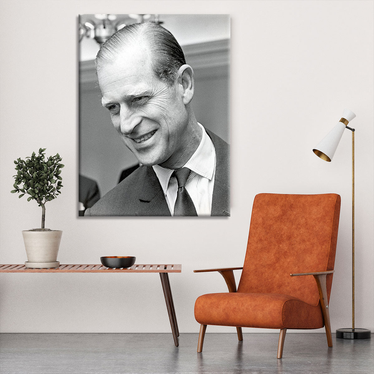 Prince Philip at Imperial House London Canvas Print or Poster - Canvas Art Rocks - 6