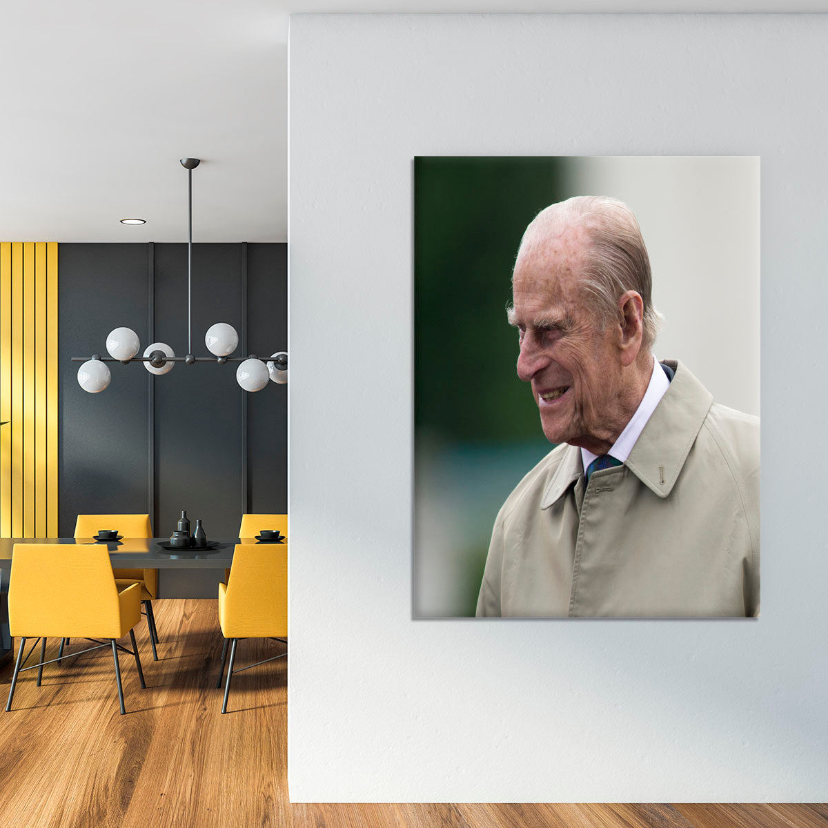Prince Philip at the 90th birthday of Queen Elizabeth II Canvas Print or Poster - Canvas Art Rocks - 4
