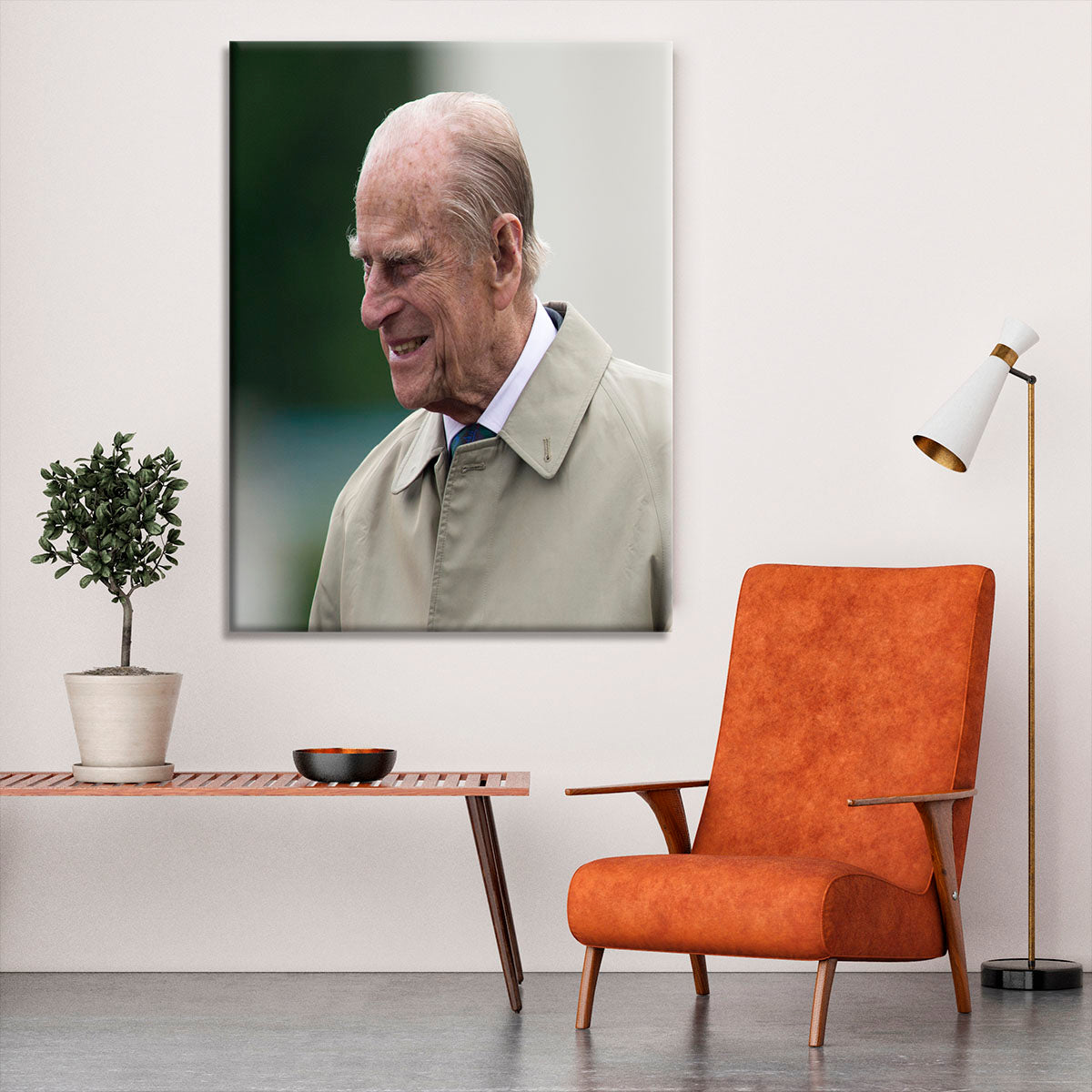 Prince Philip at the 90th birthday of Queen Elizabeth II Canvas Print or Poster - Canvas Art Rocks - 6