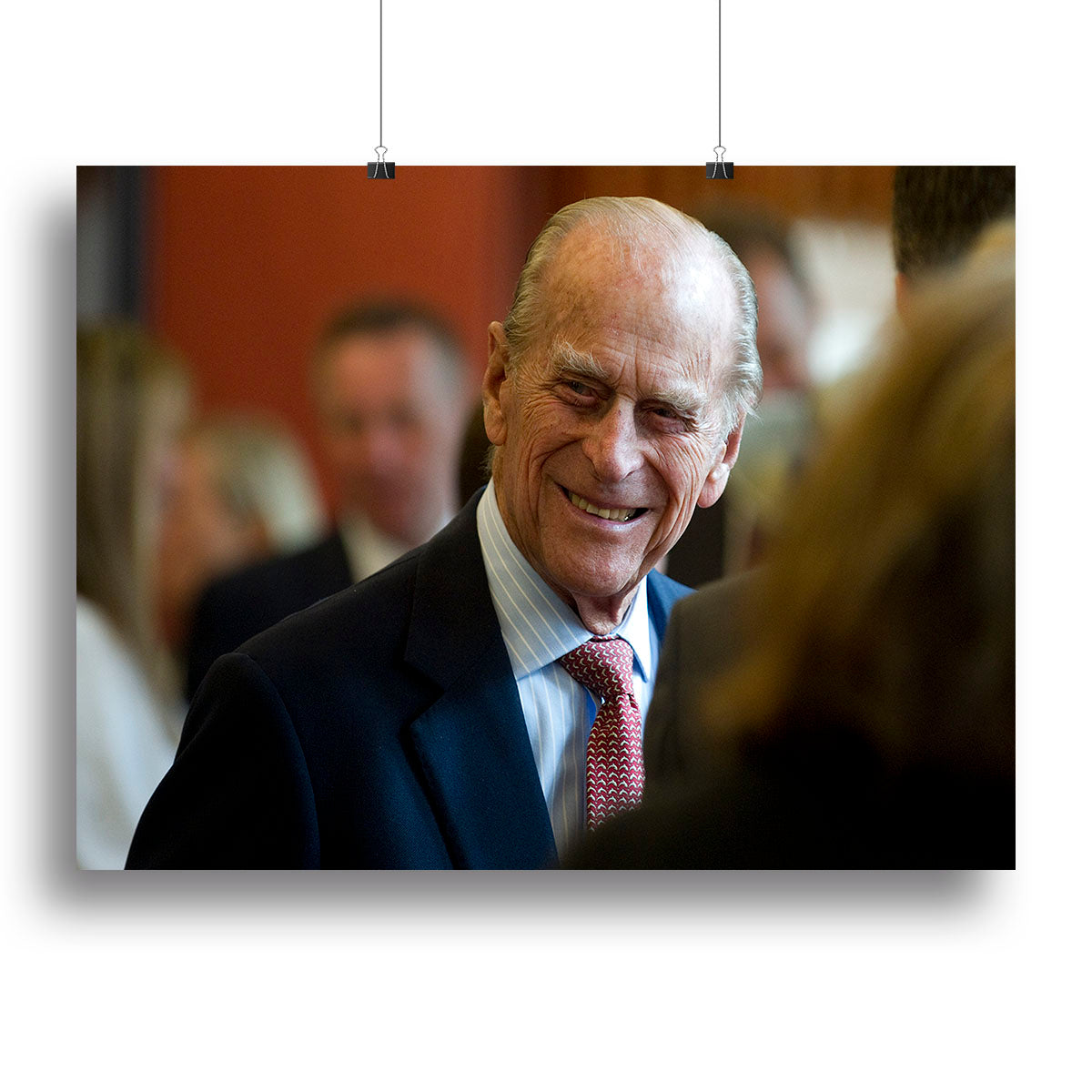 Prince Philip at the Journalists Charity at Stationers Hall Canvas Print or Poster - Canvas Art Rocks - 2