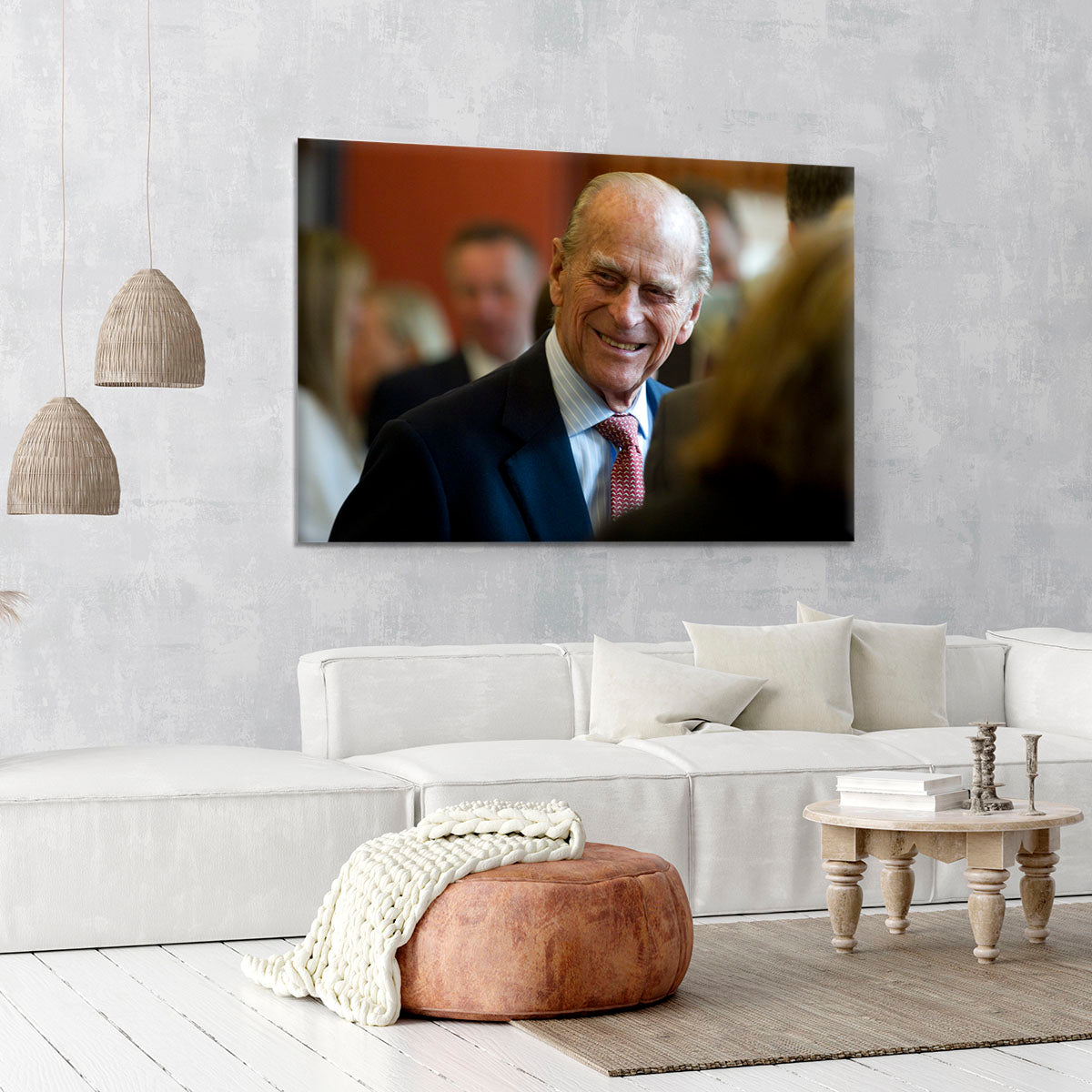 Prince Philip at the Journalists Charity at Stationers Hall Canvas Print or Poster - Canvas Art Rocks - 6
