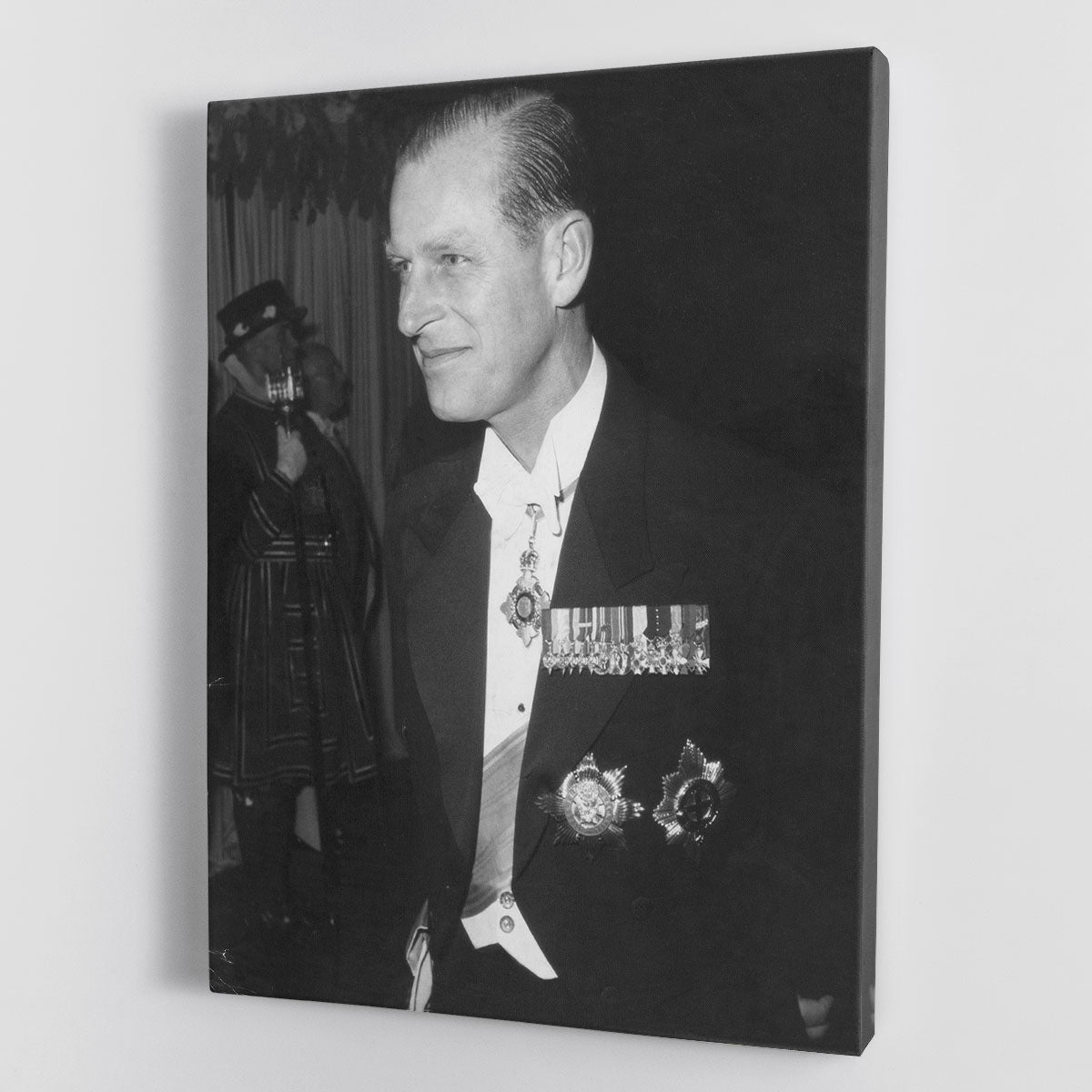 Prince Philip attending the opera at Covent Garden Canvas Print or Poster - Canvas Art Rocks - 1
