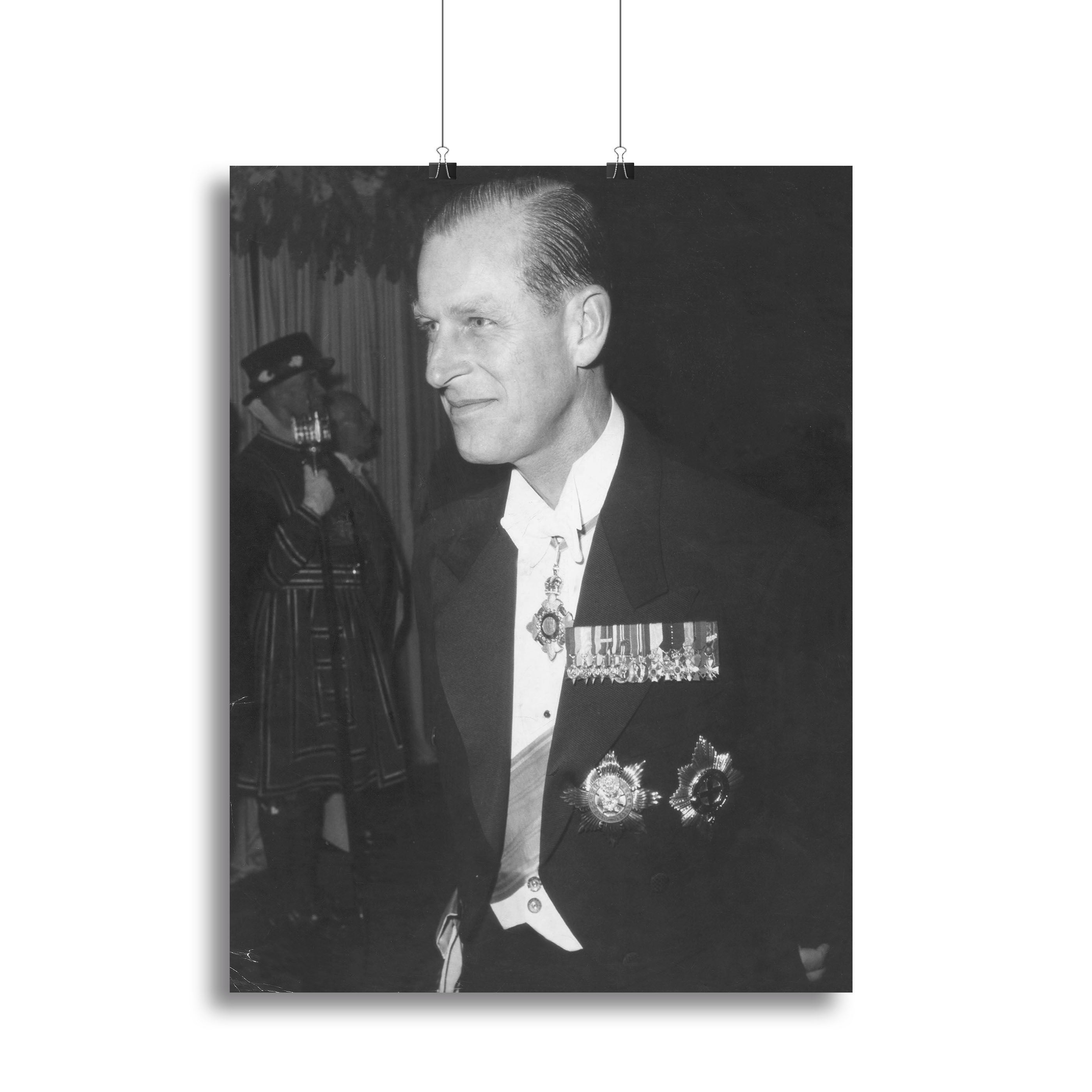 Prince Philip attending the opera at Covent Garden Canvas Print or Poster - Canvas Art Rocks - 2