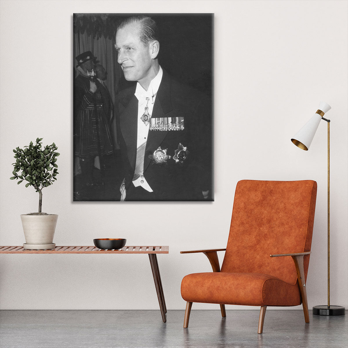 Prince Philip attending the opera at Covent Garden Canvas Print or Poster - Canvas Art Rocks - 6