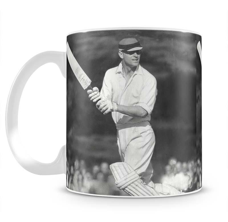 Prince Philip batting at a charity cricket match Mug - Canvas Art Rocks - 2