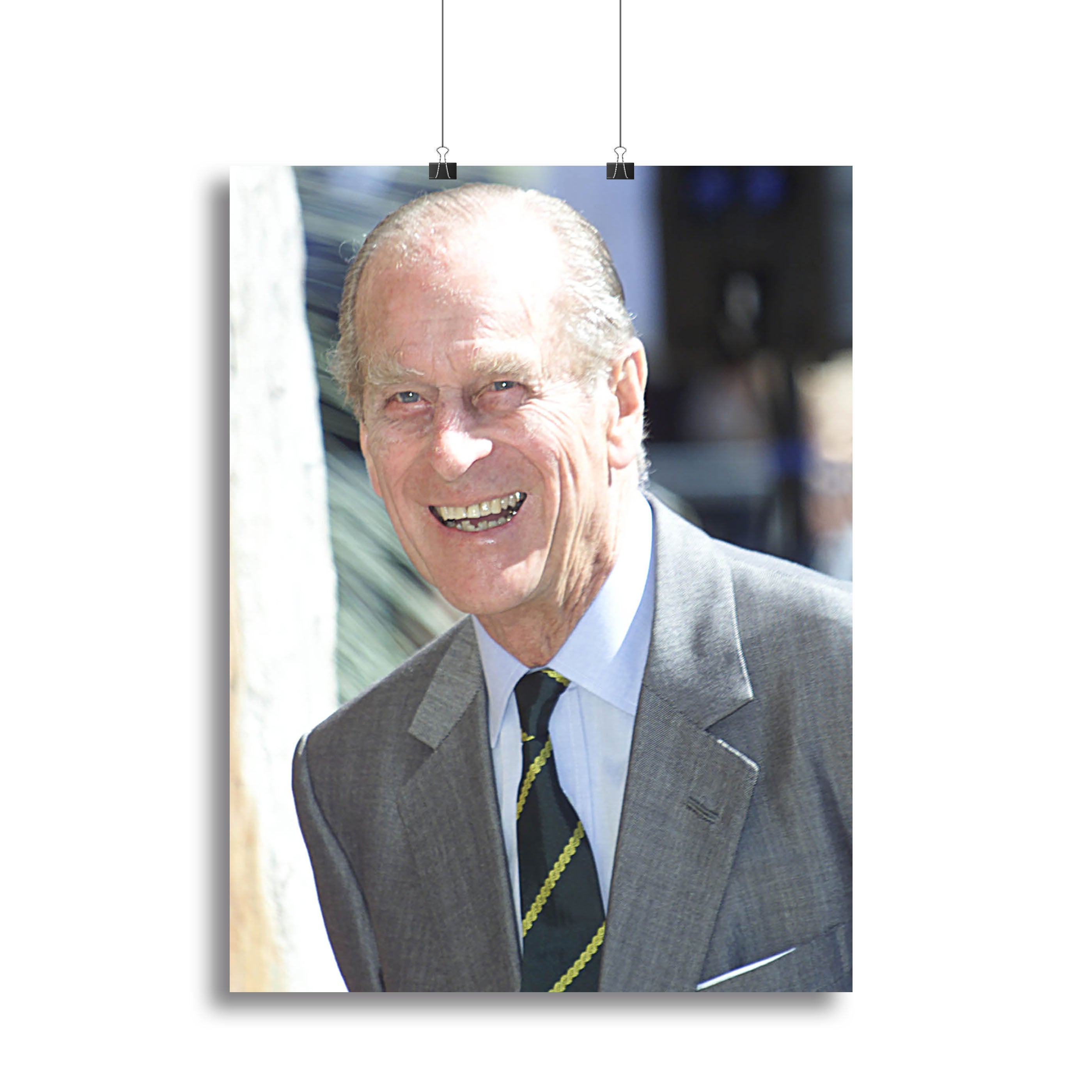 Prince Philip during a tour of Australia Canvas Print or Poster - Canvas Art Rocks - 2