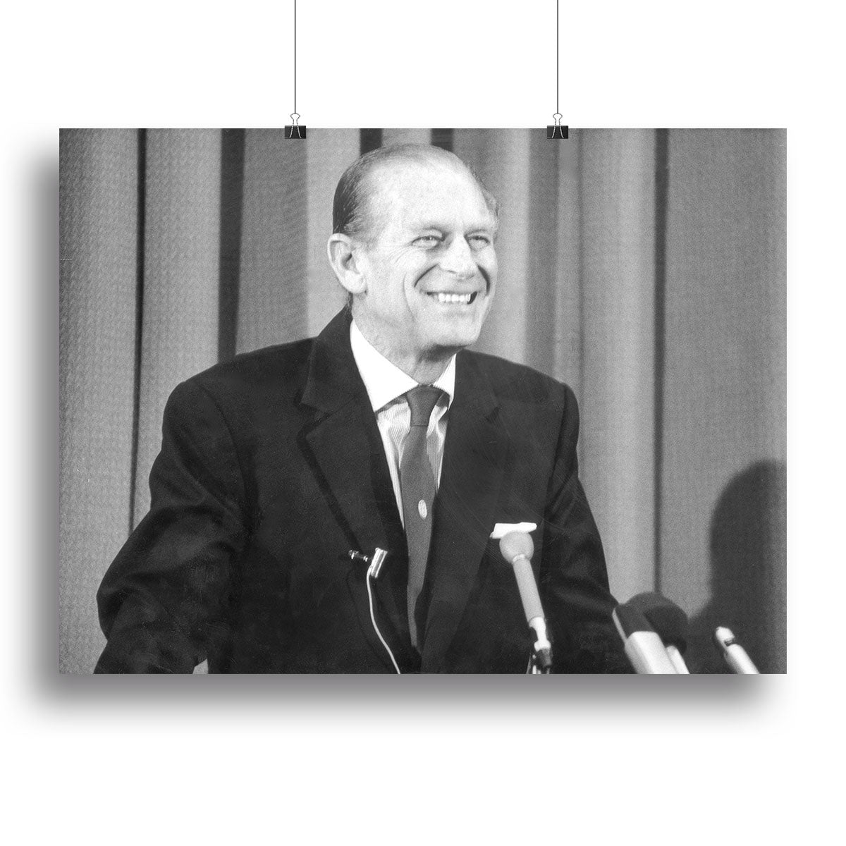 Prince Philip giving a lecture at Hudson Bay House Canvas Print or Poster - Canvas Art Rocks - 2