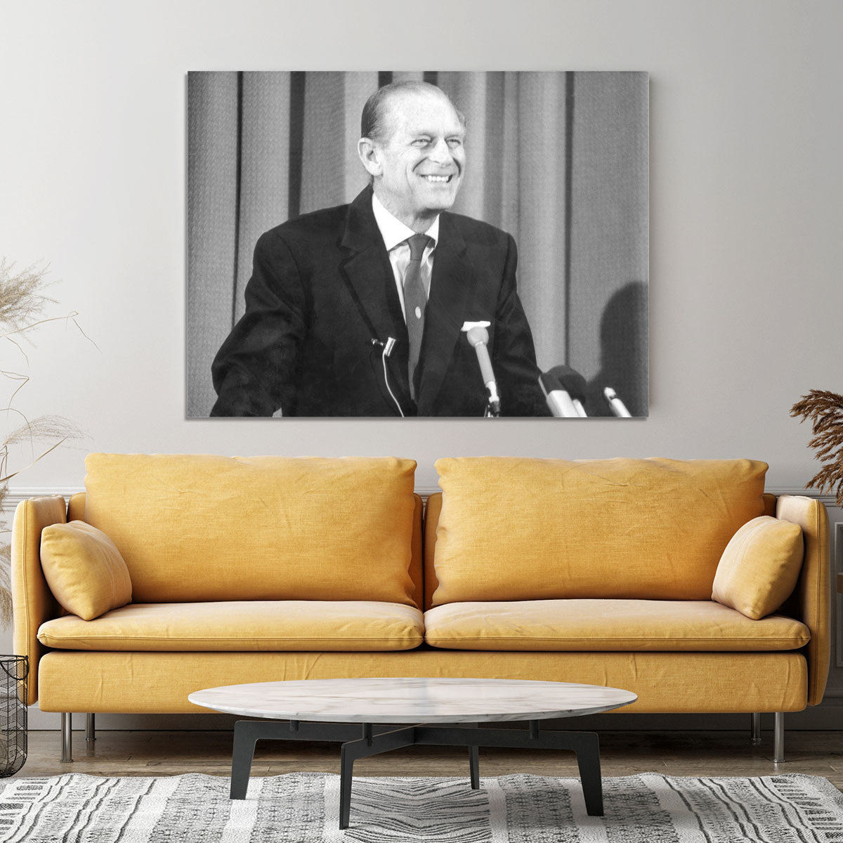 Prince Philip giving a lecture at Hudson Bay House Canvas Print or Poster - Canvas Art Rocks - 4