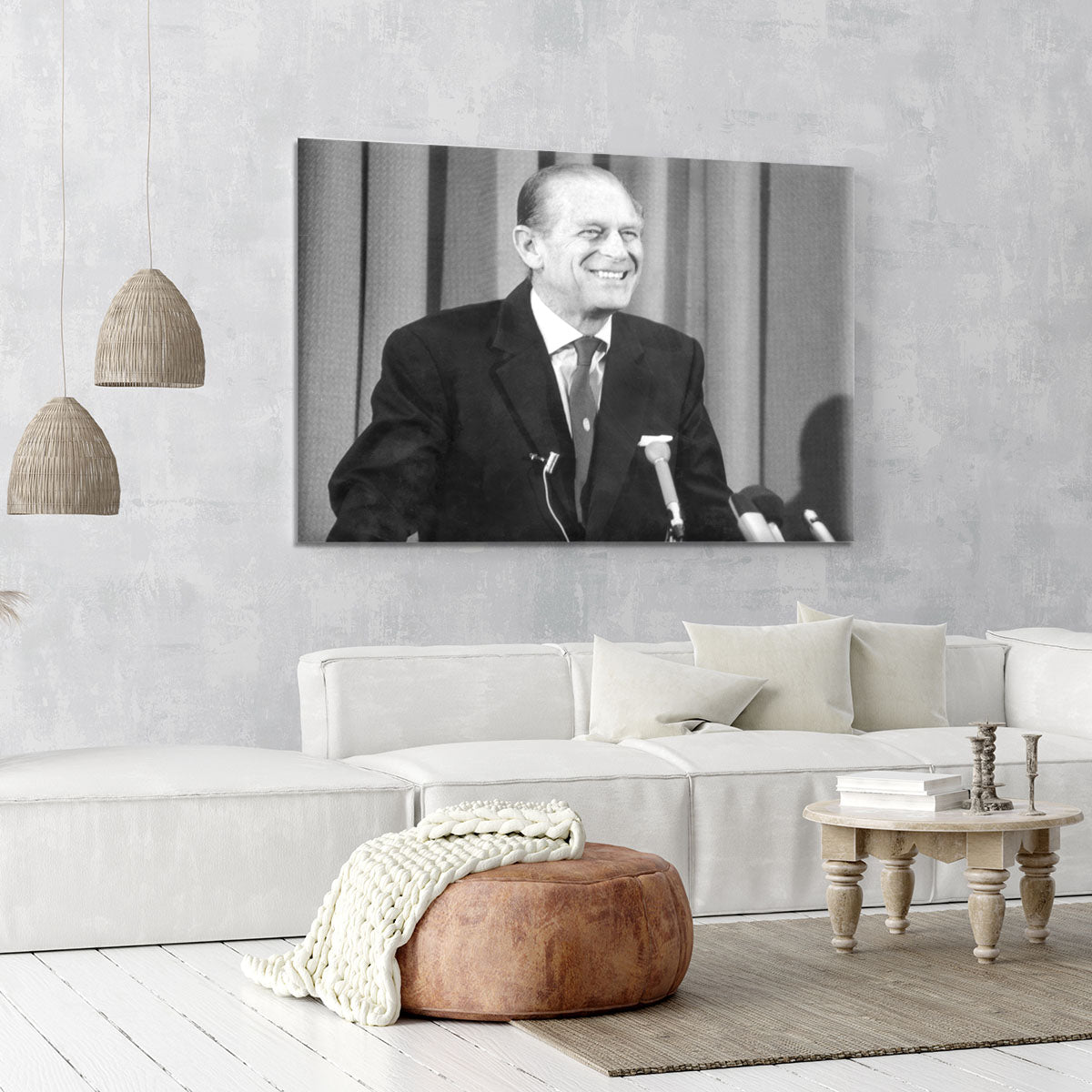 Prince Philip giving a lecture at Hudson Bay House Canvas Print or Poster - Canvas Art Rocks - 6