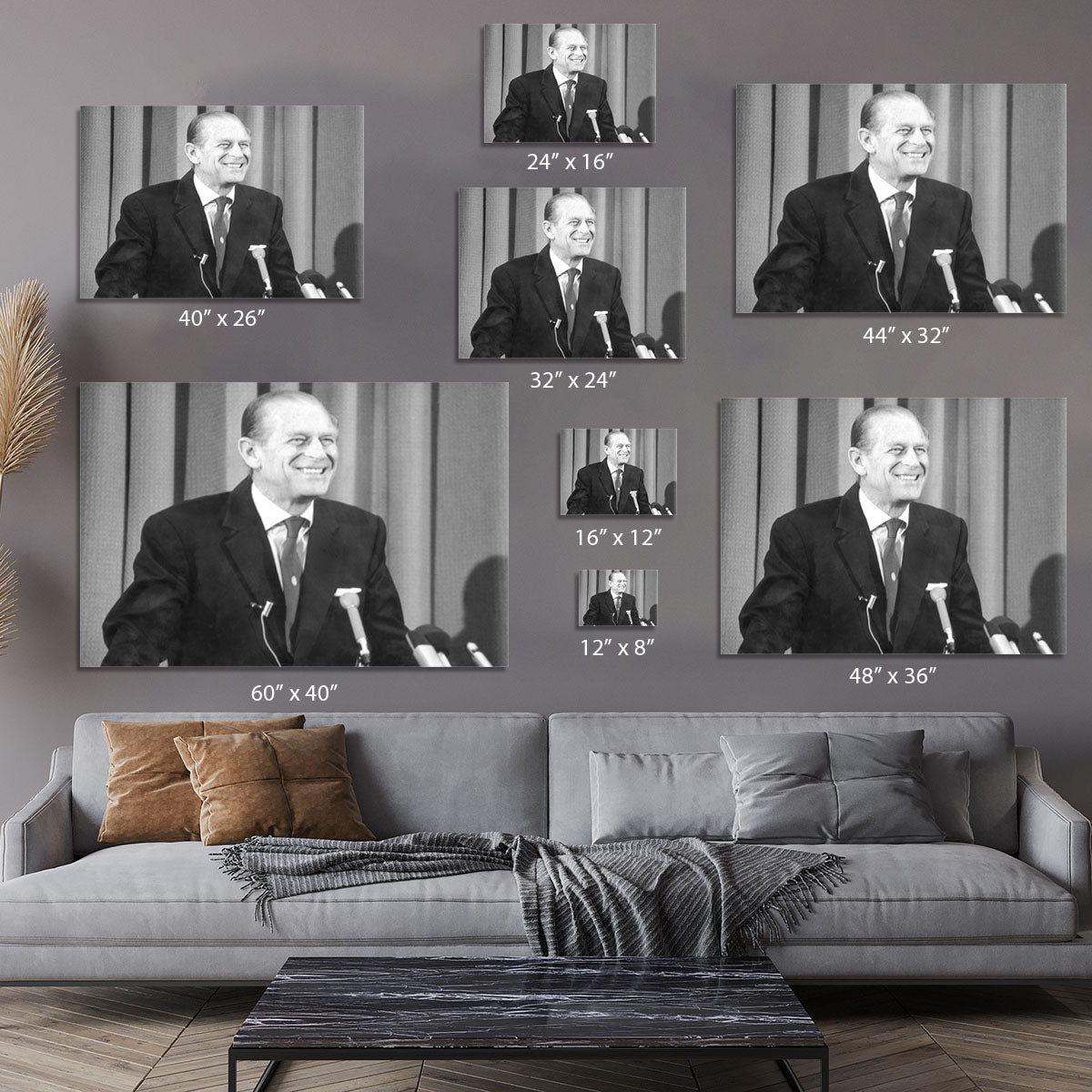 Prince Philip giving a lecture at Hudson Bay House Canvas Print or Poster - Canvas Art Rocks - 7