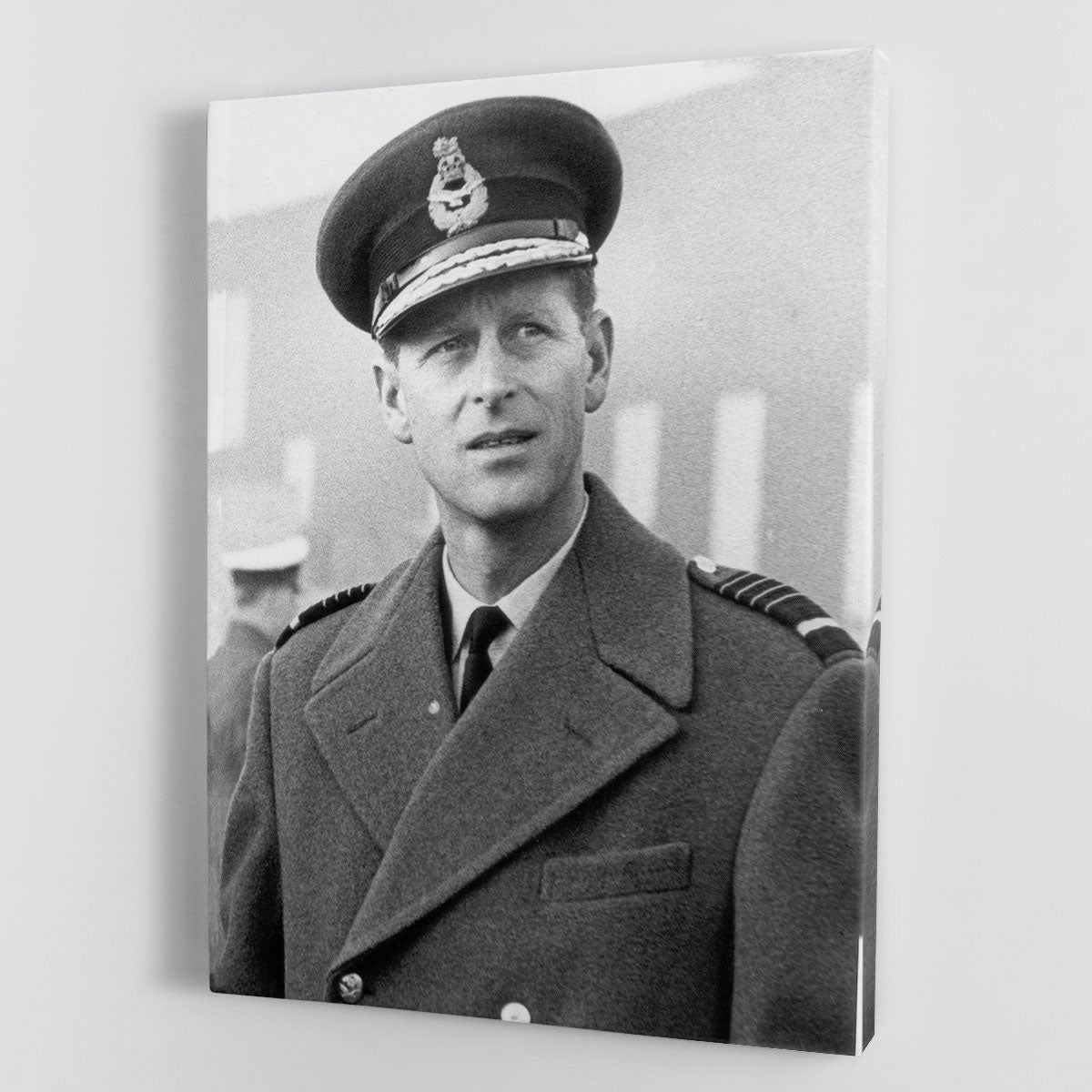 Prince Philip in Grimsby Canvas Print or Poster - Canvas Art Rocks - 1