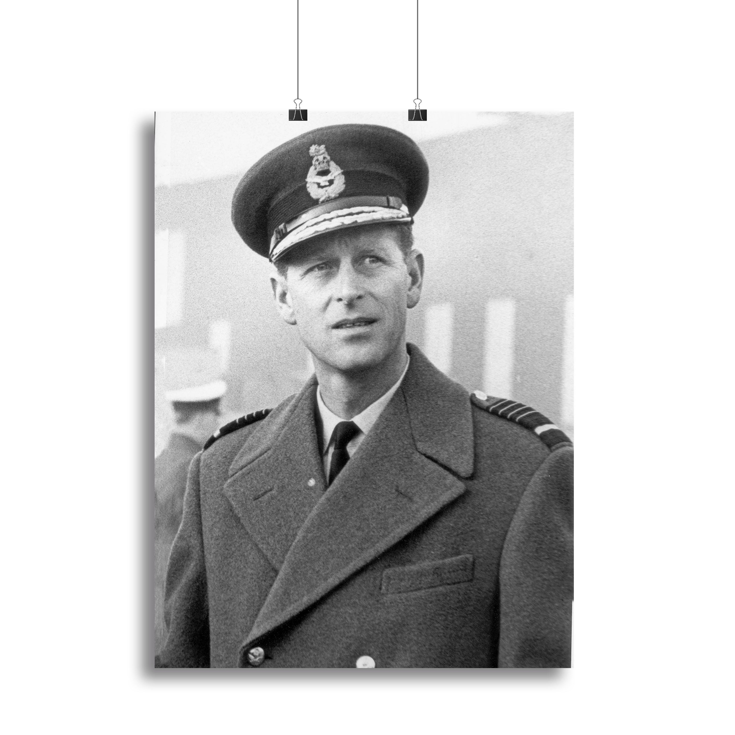 Prince Philip in Grimsby Canvas Print or Poster - Canvas Art Rocks - 2