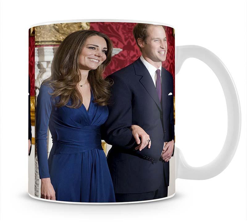 Prince William and Kate announcing their engagement Mug - Canvas Art Rocks - 1