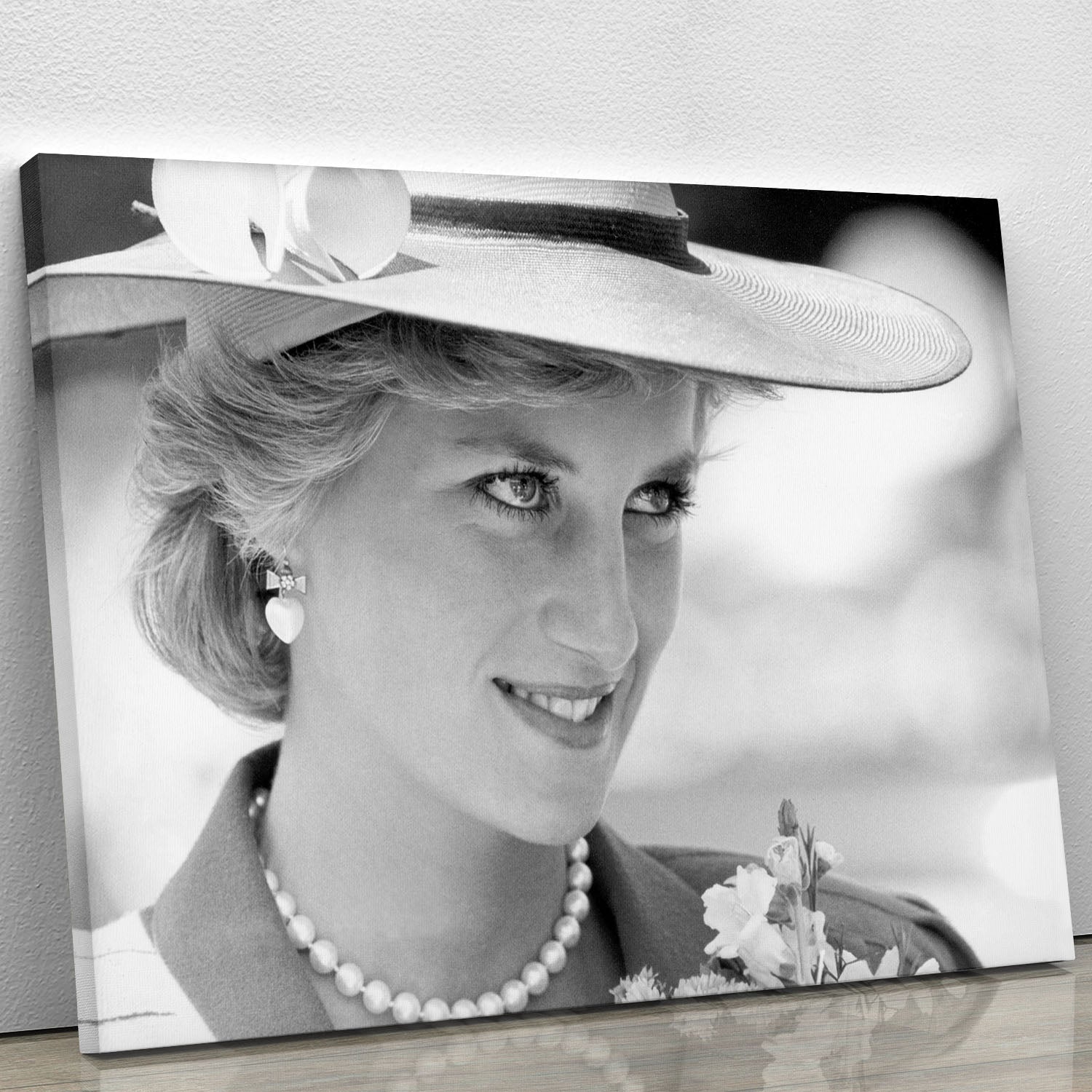 Princess Diana arrives at church in Melbourne Australia Canvas Print or Poster - Canvas Art Rocks - 1