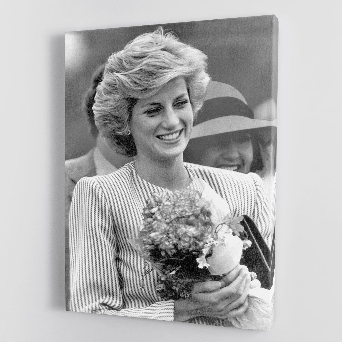 Princess Diana walkabout in Puckapunyal near Melbourne Canvas Print or Poster - Canvas Art Rocks - 1