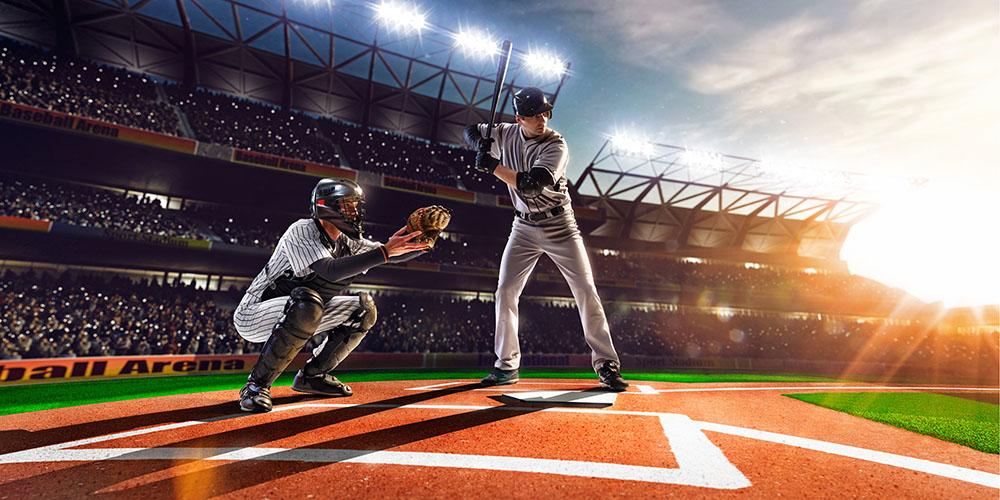 Professional baseball players Wall Mural Wallpaper - Canvas Art Rocks - 1