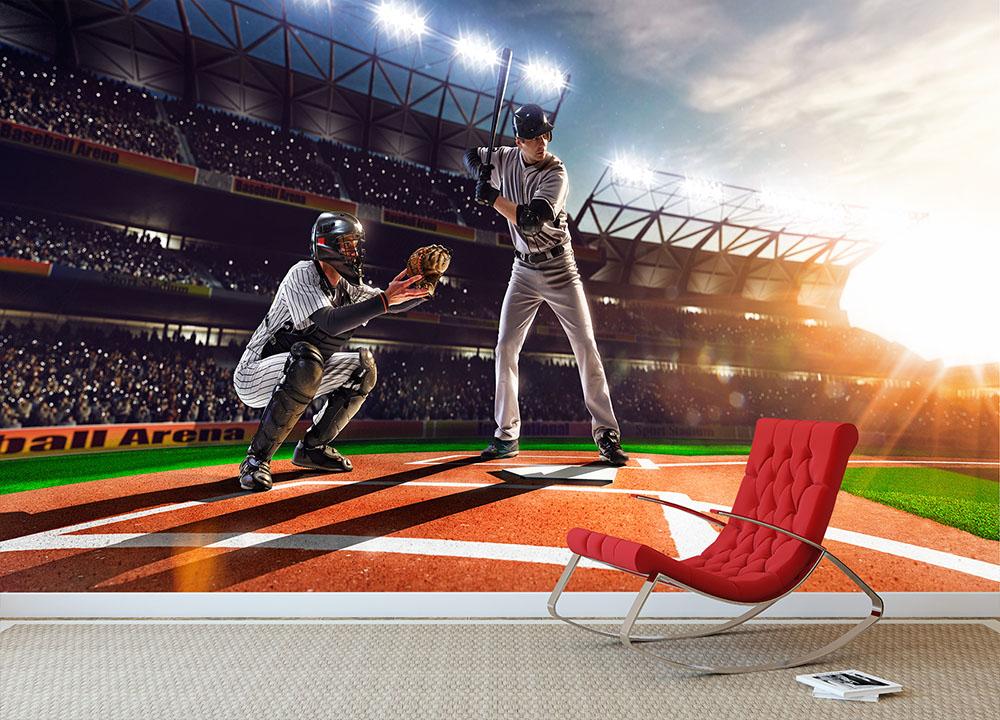 Professional baseball players Wall Mural Wallpaper - Canvas Art Rocks - 2