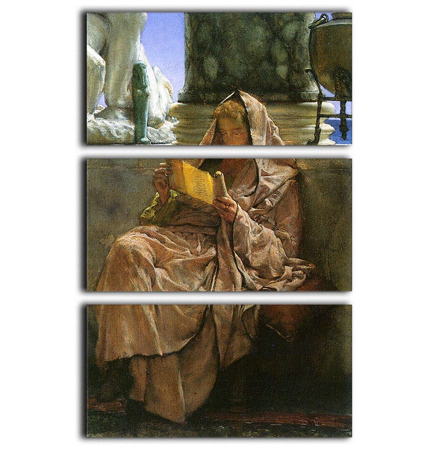 Prosa by Alma Tadema 3 Split Panel Canvas Print - Canvas Art Rocks - 1
