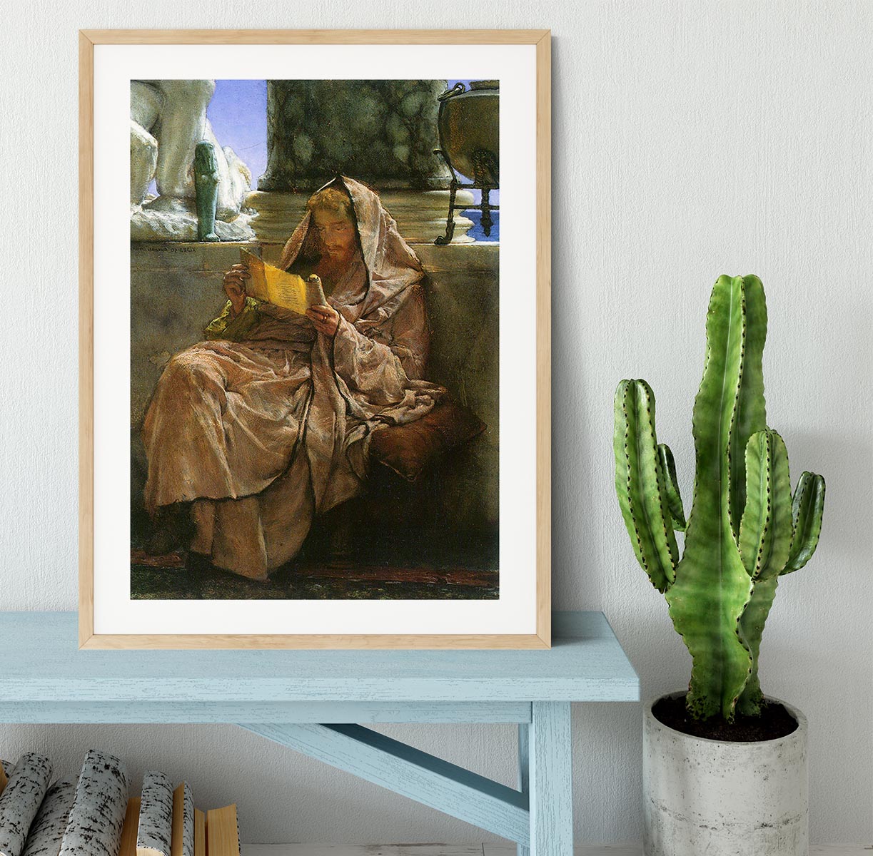 Prosa by Alma Tadema Framed Print - Canvas Art Rocks - 3