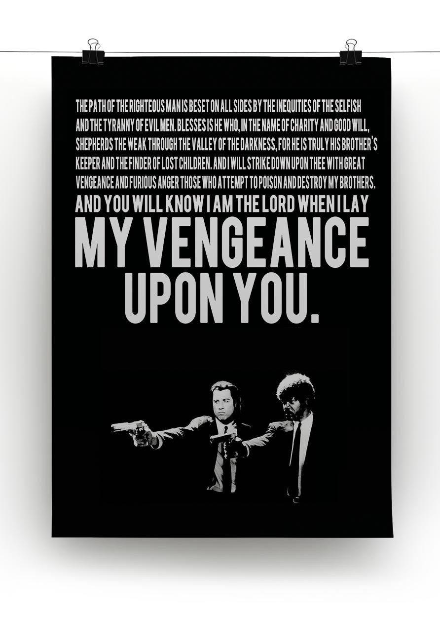 Pulp Fiction Quote Print - Canvas Art Rocks - 2