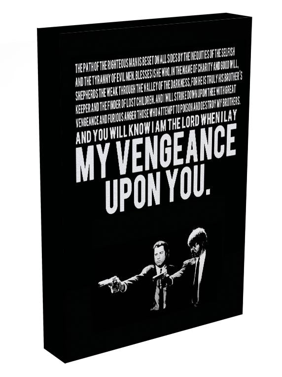 Pulp Fiction Quote Print - Canvas Art Rocks - 3