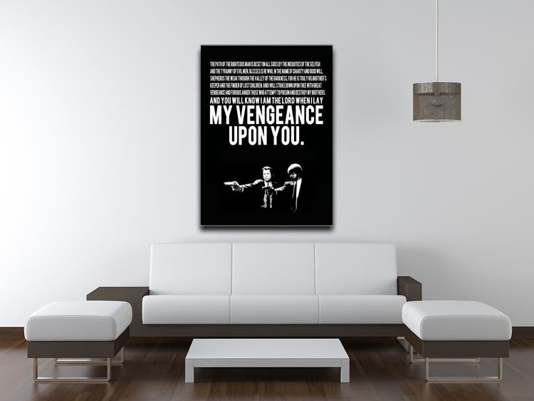 Pulp Fiction Quote Print - Canvas Art Rocks - 4