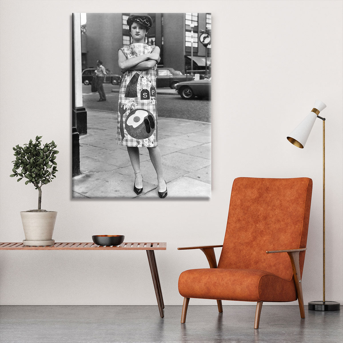 Punk Girl Canvas Print or Poster