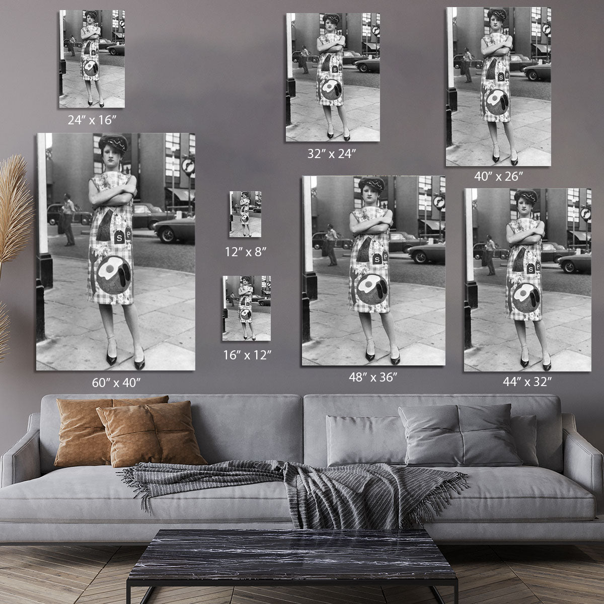 Punk Girl Canvas Print or Poster