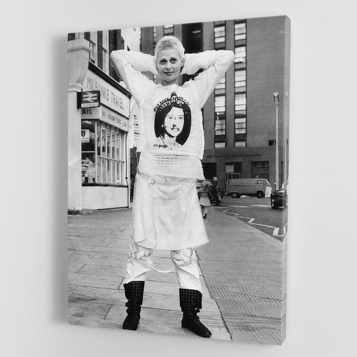 Punk Icon Vivienne Westwood Canvas Print or Poster